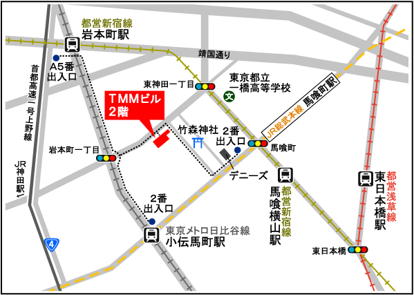 旅行読売出版社 所在地地図