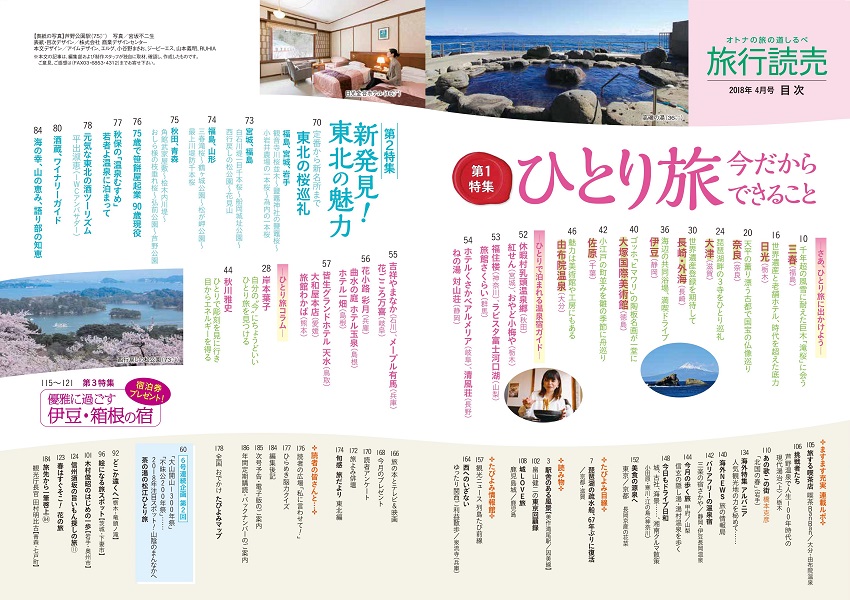 4月号目次