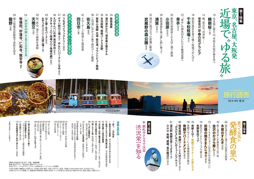 3月号目次